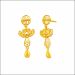 Modern Gleam Gold Earrings