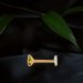 Minimalist Radiance Gold Nose Pin