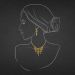 Magical Grace Gold Necklace Set