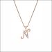 Entrancing Alphabet N Diamond Pendant
