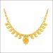 Captivating Allure Trichur Design Gold Necklace Set