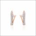 Enchanting Elegance Rose Gold Bali Earrings