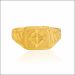 Radiant Poise Gold Ring