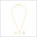 Rustic Glow Gold Chain Set