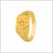 Radiant Poise Gold Ring