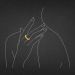 Minimalism Love Sleek Gold Band