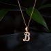 Beguiling Alphabet B Diamond Pendant