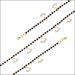 Classic Black Bead Diamond Mangalsutra Bracelet