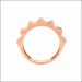 Enigmatic Ridges Rose Gold Ring