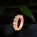 Enigmatic Ridges Rose Gold Ring