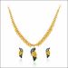 Traditional Statement Gold Necklace Set