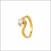 Gleaming Curves Gold Ring