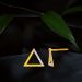 Captivating Triad Gold Earrings