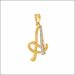 Forever Gleam Alphabet A Diamond Pendant