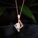 Charismatic Allure Rose Gold Pendant Set