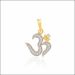 Sacred Serenity OM Diamond Pendant