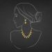 Enigmatic Elegance Gold Necklace Set