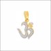 Sacred Serenity OM Diamond Pendant