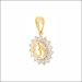 Divine Spark OM  Diamond Pendant