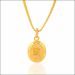 Traditional Swastik Motif Gold Locket