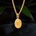 Traditional Swastik Motif Gold Locket