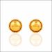 Radiant Sunflower Yellow Gold Earrings