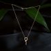 Crescent Moon Silver Chain Set
