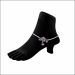 Dusk Radiance Silver Payal