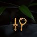 Heritage Rajkot Style Gold Earrings
