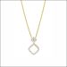Encrusted Elegance Diamond Pendant Set
