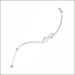 Brilliant Infinity Design Sterling Silver Bracelet