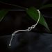Brilliant Infinity Design Sterling Silver Bracelet
