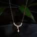 Traditional Captive Diamond Mangalsutra Locket