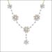 Floral Blossoms Diamond Necklace Set