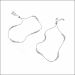 Graceful Sparkle Adjustable Silver Anklet