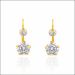 Modern Glory Yellow Gold Earrings