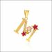 Marvellous Alphabet M Gold Locket