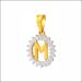 Enriching Alphabet M Gold Locket