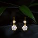 Modern Glory Yellow Gold Earrings