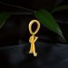 Enchanting Alphabet K Gold Locket