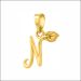 Novel N Gold Locket