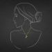 Novel N Gold Locket
