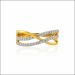 Opulent Criss-Cross Diamond Ring