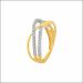 Opulent Criss-Cross Diamond Ring