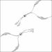 Sleek Radiance Adjustable Silver Anklet