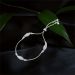 Sleek Radiance Adjustable Silver Anklet