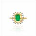 Contemporary Radiance Diamond Ring