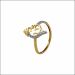 Heritage Inspired Om & Shankh Diamond Ring