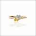 Cherished Heart Motif Diamond Ring