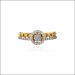 Sophisticated Halo Set Diamond Ring